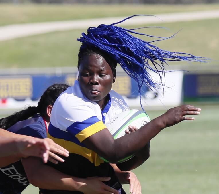 Super W player Biola Dawa is part of Southern Inland's squad for the Brumbies Provincial Tournament. Picture by Les Smith