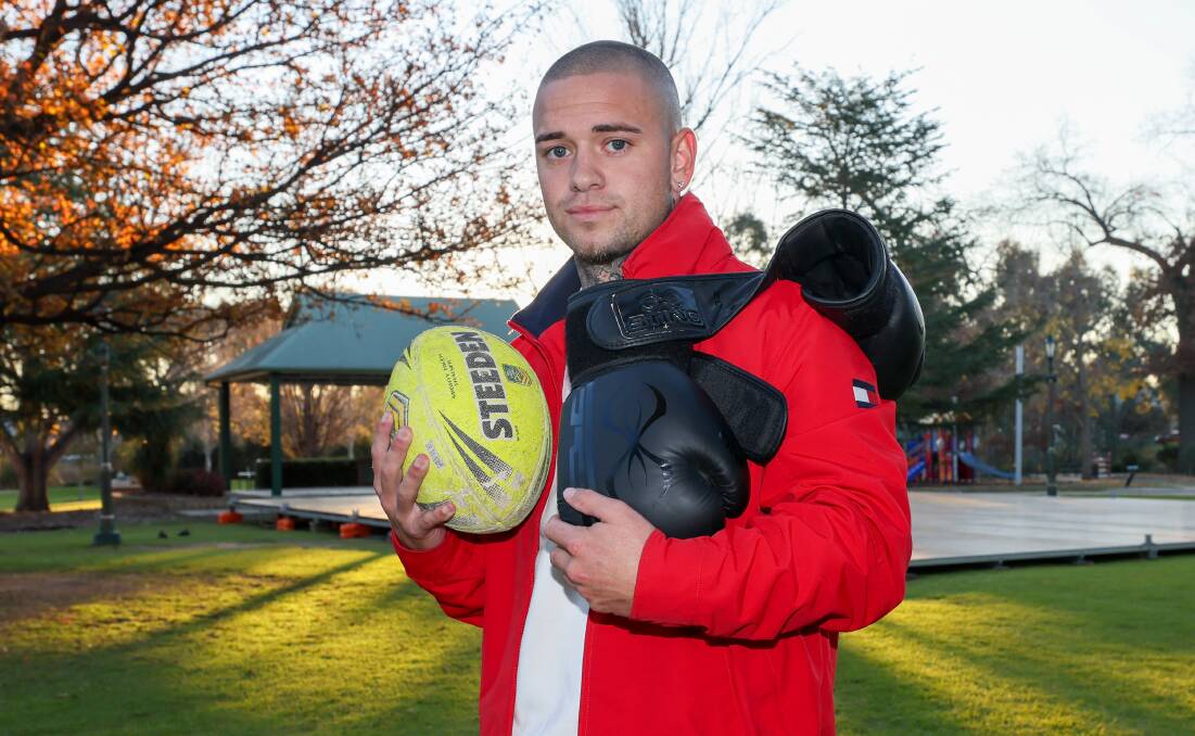 Dan Jeffries is hanging up his boxing gloves for the time being as he looks to get back into rugby league with Brothers. He will start at fullback for their clash with Kangaroos at Equex Centre on Saturday. Picture by Les Smith