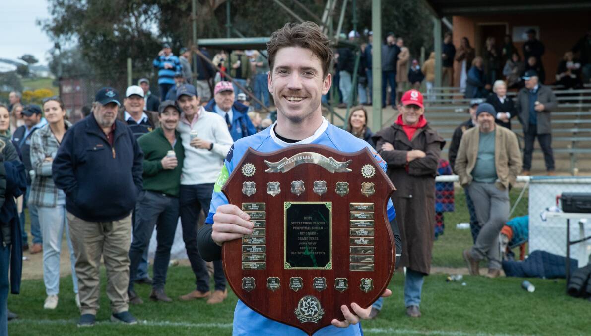 Waratahs fullback Lachie Day was named best in their grand final victory over Wagga City at Conolly Rugby Complex on Saturday. Picture by Madeline Begley