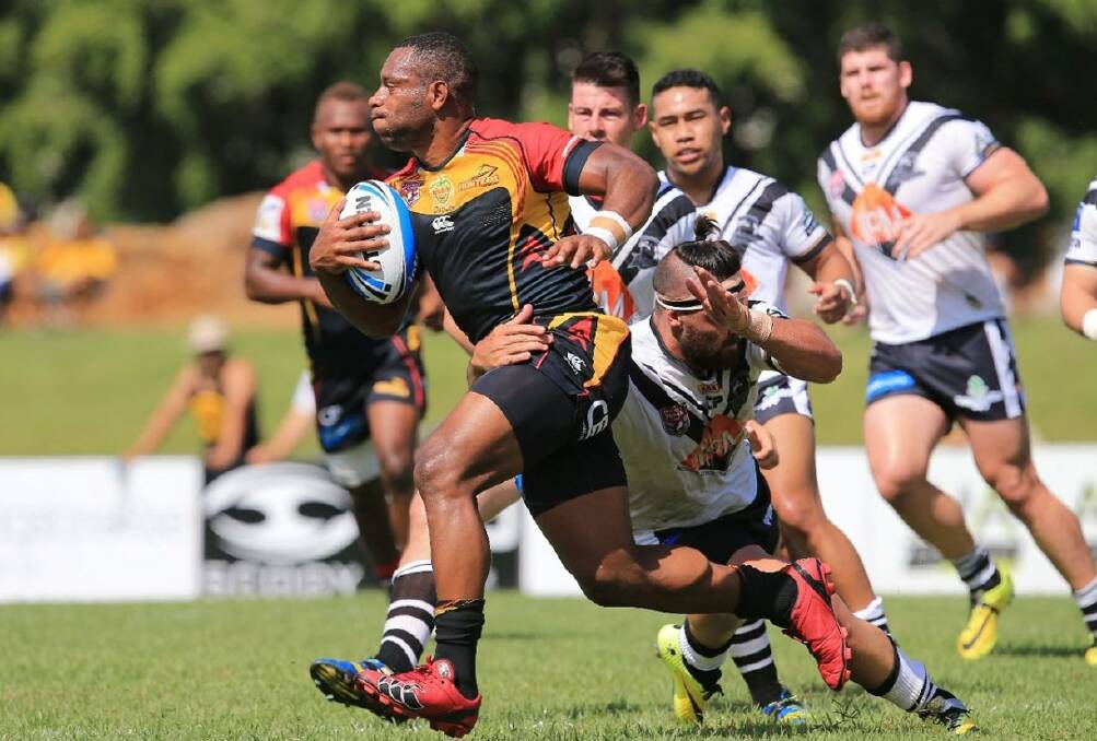 Former Papua New Guinea international Henry Noki is one of a number of international players set to arrive at Brothers for their return to first grade. Picture: SMP IMAGES.COM