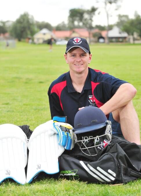 FRESH BEGINNING: Ryan Forsyth has been installed as new St Michaels coach for the upcoming Wagga cricket season. Picture: Kieren L Tilly