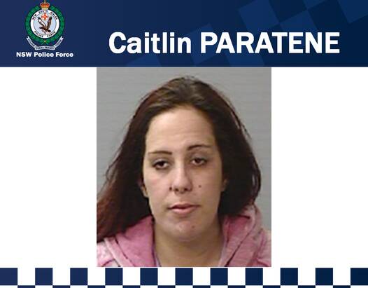 Caitlin Paratene, 26, is known to frequent the Wagga area. Picture by NSW Police