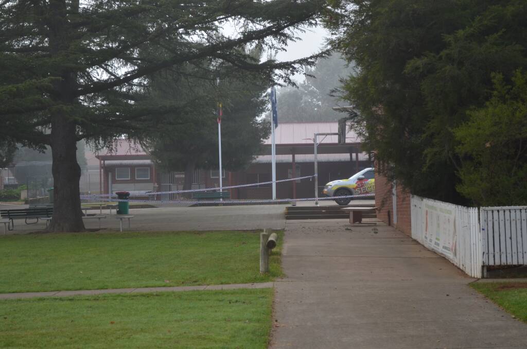 A fire has caused damage to at least 10 classrooms at Turvey Park Public School. Picture by Taylor Dodge