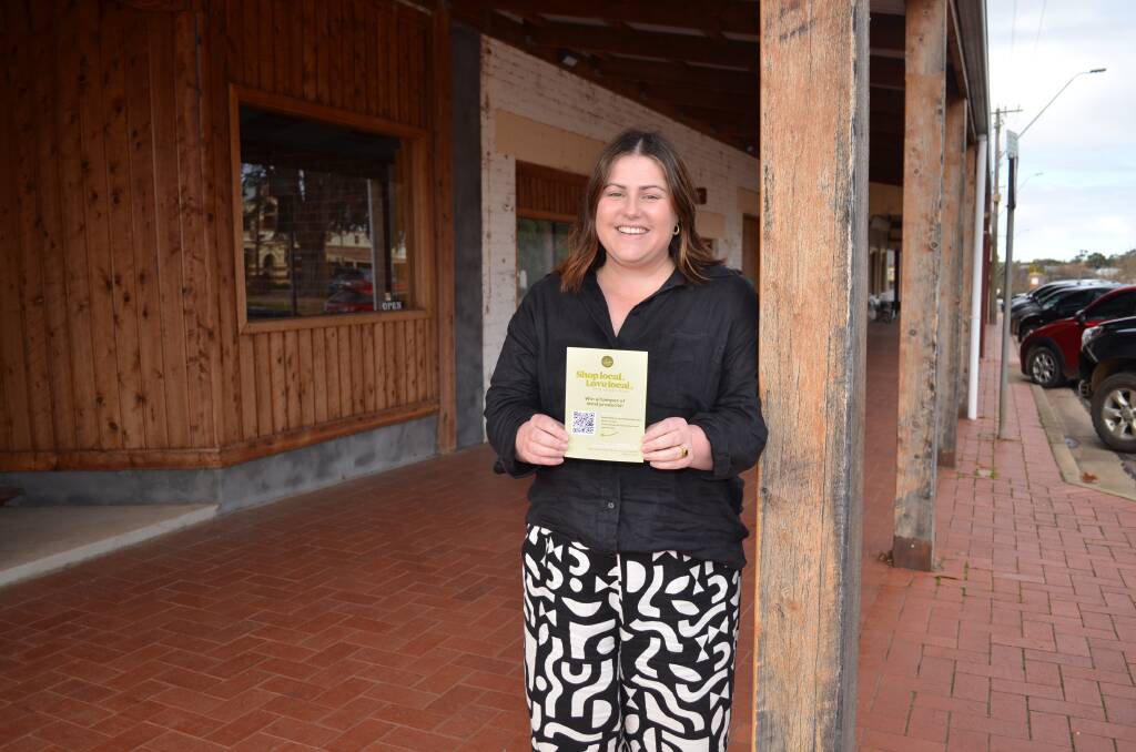 Coolamon Shire Council Tourism and Business Development Manager Laura Monroe is encouraging locals and visitors to check out the town's and surrounding village's shops. Picture by Taylor Dodge
