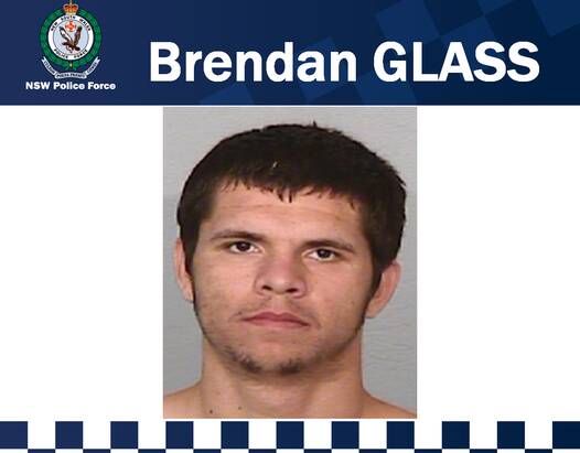 Brendan Glass, 22, is known to frequent the Narrandera and Wagga areas. Picture by NSW Police