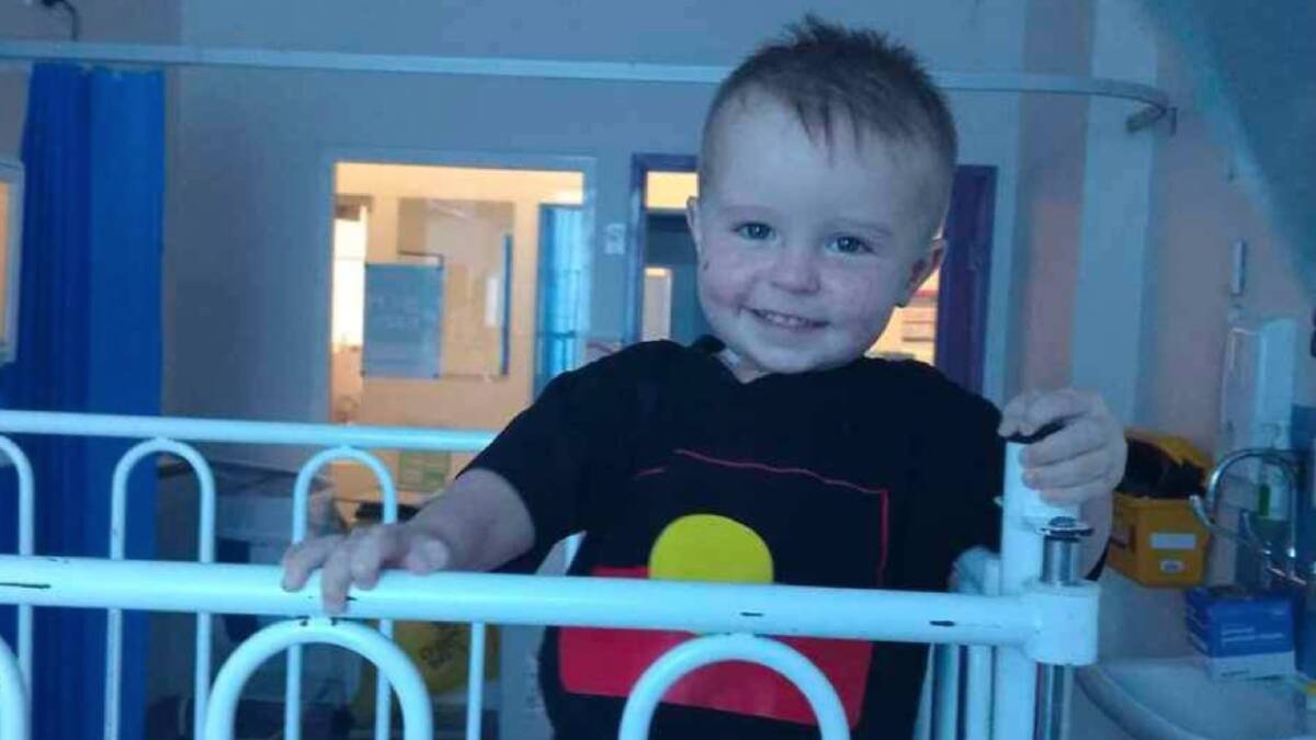 Wagga two-year-old Tylan will undergo a bone marrow transplant on Thursday as he battles a rare form of cancer. Picture supplied 