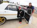 Riverina Thrashers' Ellie Barklem and Dave Vearing are getting ready for the Cruise for Clint 10th anniversary. Picture by Les Smith 