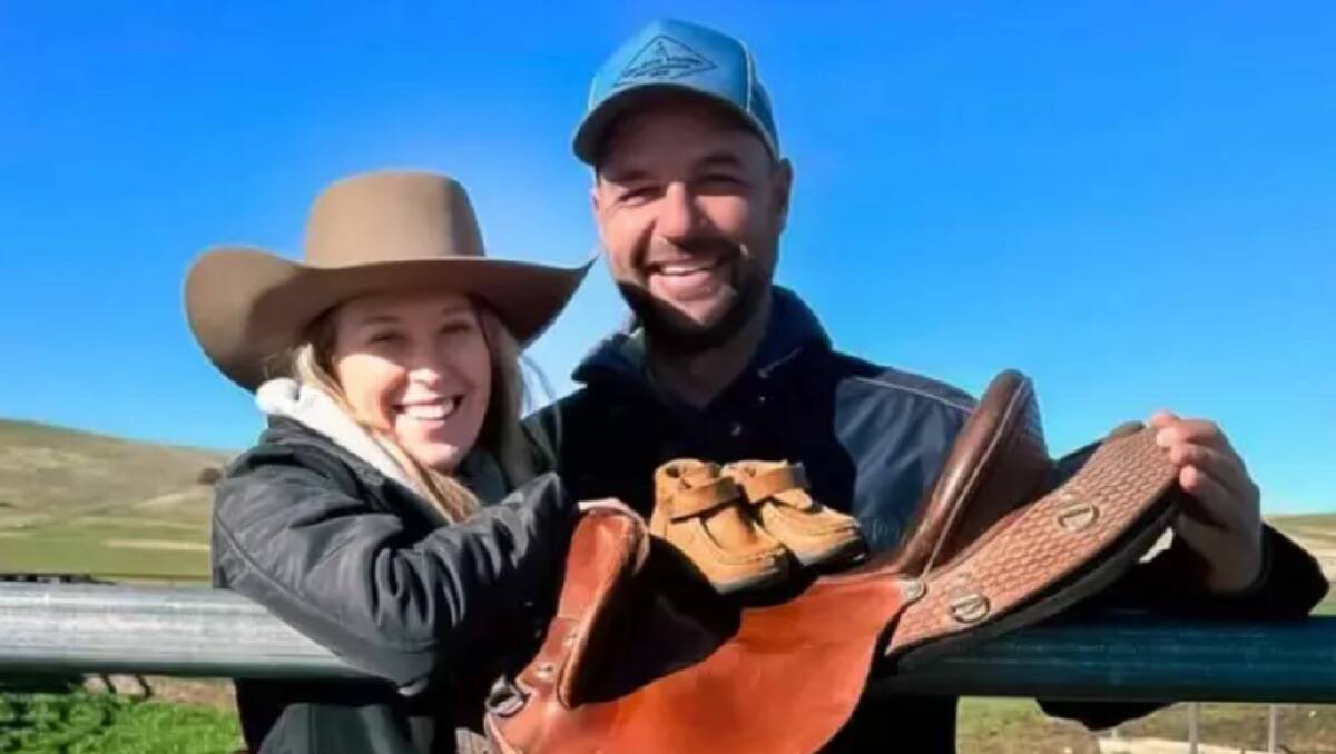Farmer Wants A Wife's Clare Hockings with Cootamundra's Brad Jones. Picture from Clare_Hockings 