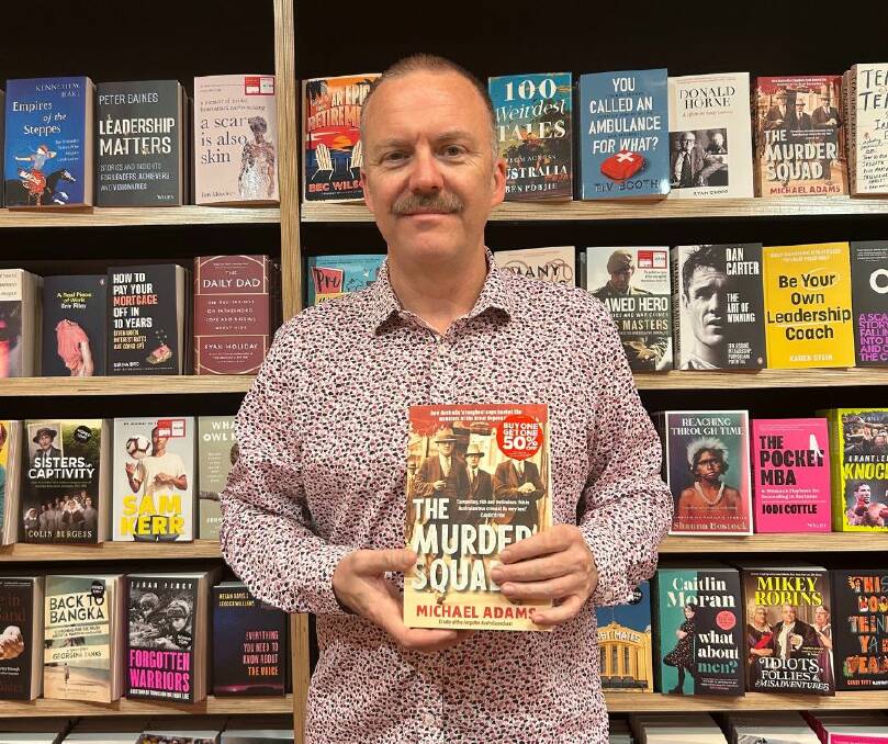 Author Michael Adams retells the story of Wagga murder The Human Glove in his newest book The Murder Squad. Picture supplied 