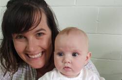 Wagga Women's Health Centre Management Committee member Laura Johnston with daughter Maisie Murray. Picture supplied 