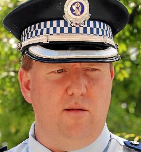 ARREST MADE: Griffith police inspector John Wadsworth.