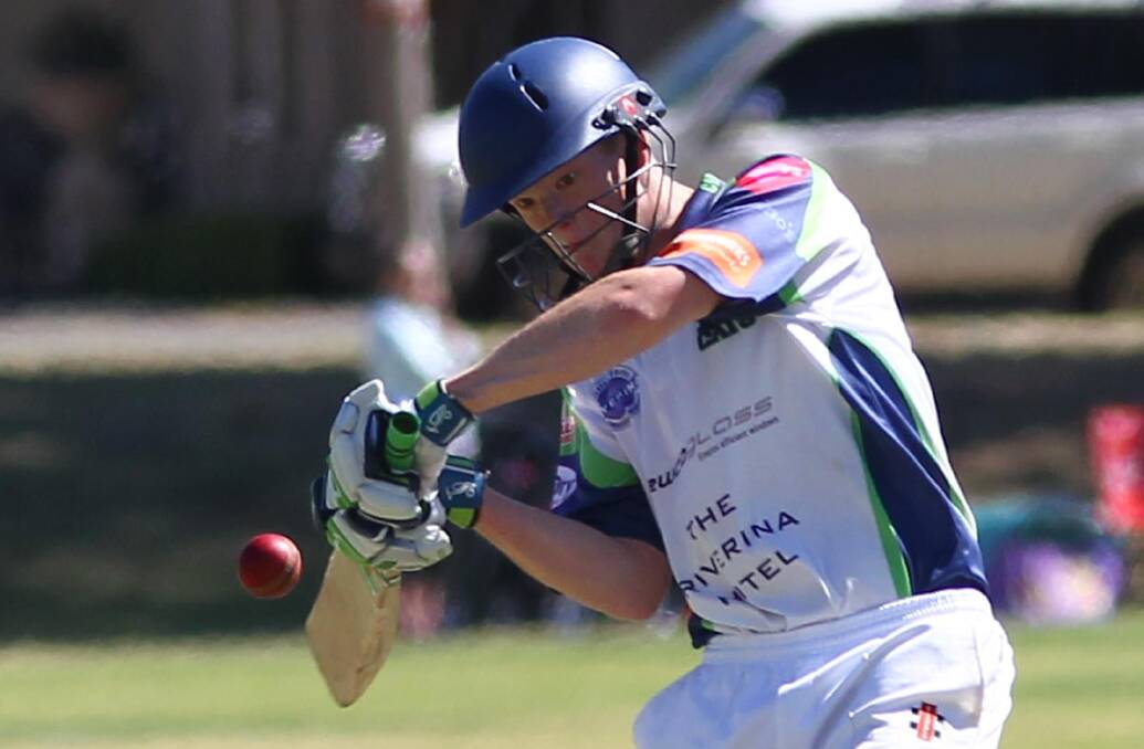 GUIDING IT: Under 16 Wagga City Cats batsman Jacob Craig has it all under control against Wagga RSL on Saturday. Picture: Les Smith