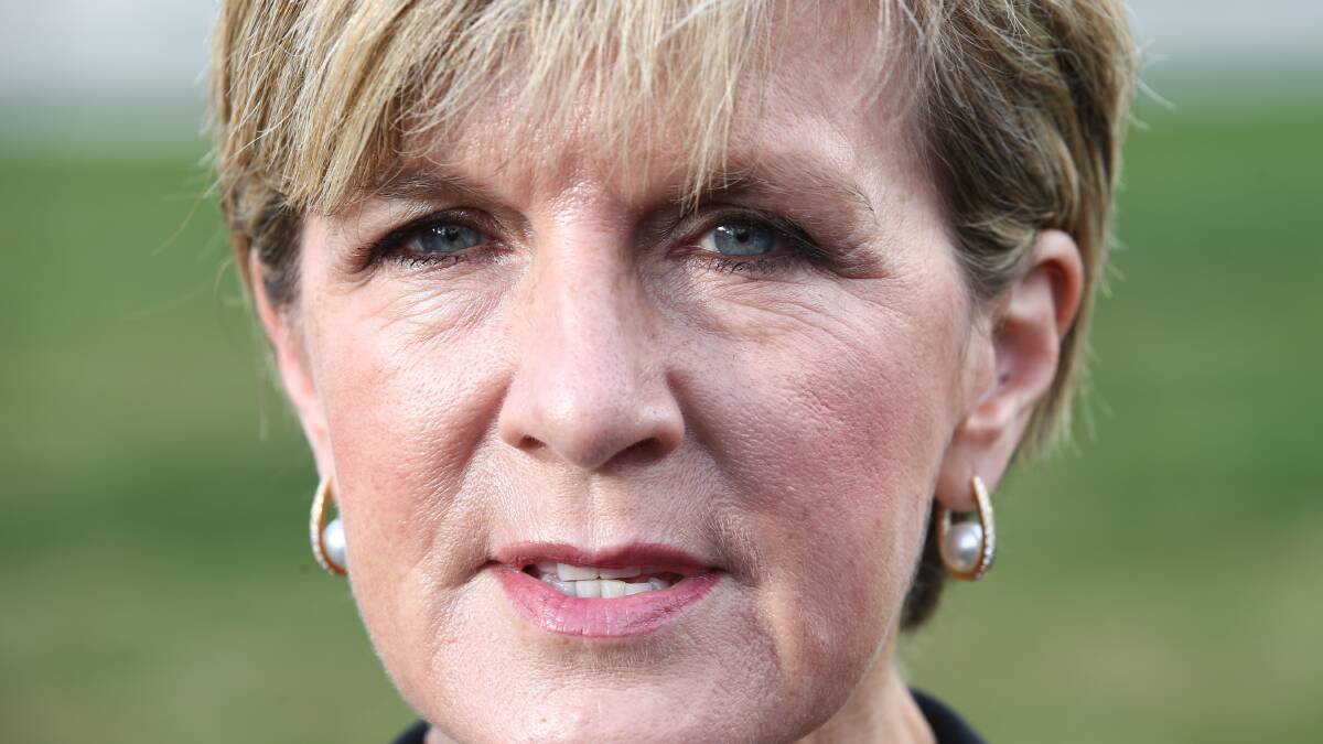 TOUGH AS NAILS: New Deputy Prime Minster Julie Bishop.