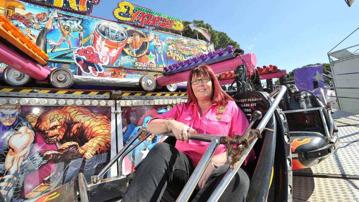 COME RIDE WITH ME: Show secretary Aileen Storey wants the city out in force for the 151st Wagga Show. Picture: Laura Hardwick