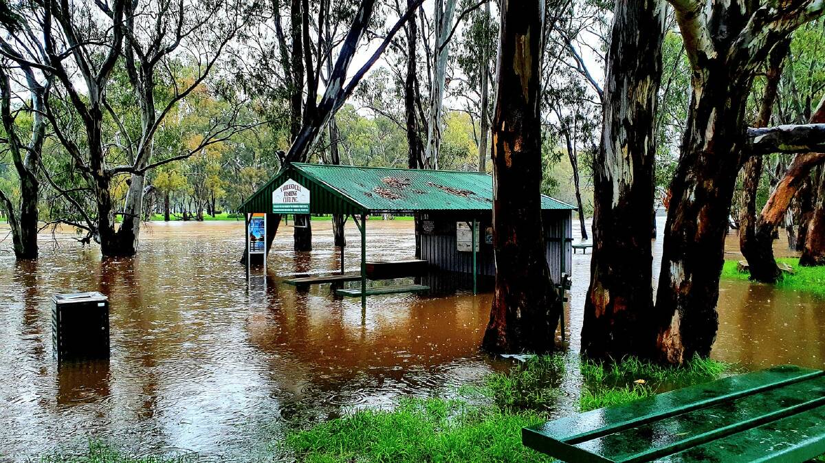 Hundreds of residents in low-lying parts of Narrandera were ordered to evacuate by the NSW SES over the weekend. Picture by Sharon Bailey