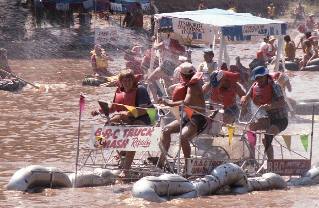 The Gumi Race on the Murrumbidgee River in 1983. Supplied picture