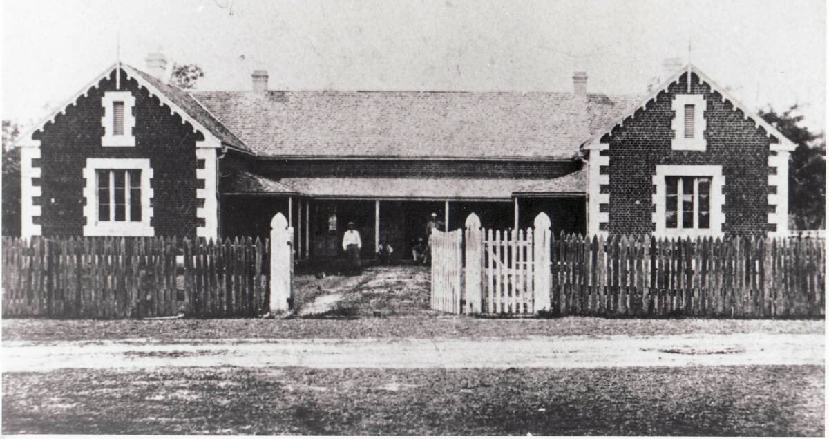 Tarcutta Street Hospital was built in the 1860s on the current site of Wagga Police Station. It was described as a neat substantial structure of brick consisting of a main building and two wings fronted with a verandah onto which all five wards opened. Picture supplied