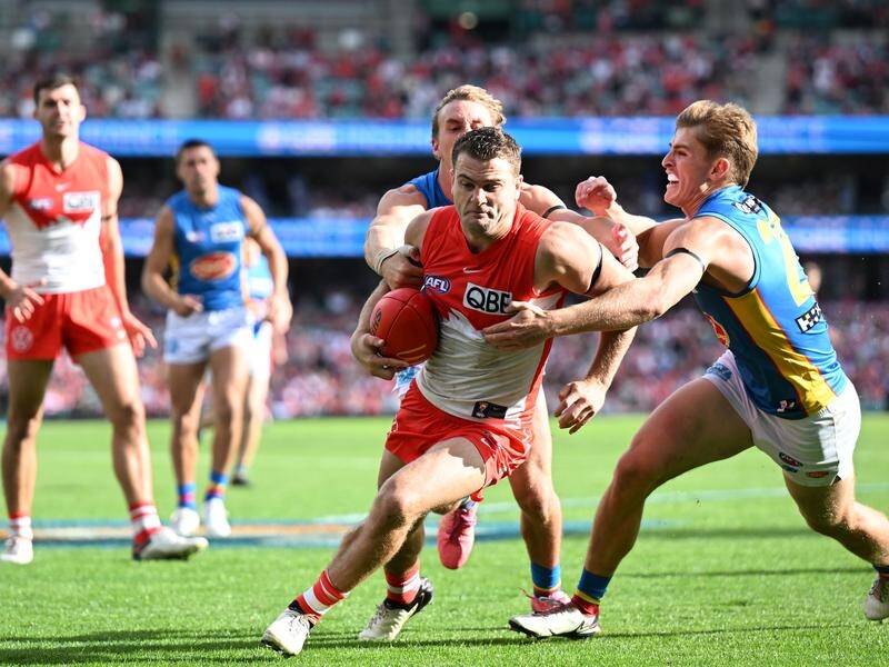 Tom Papley played a key role in Sydney's big win over Gold Coast. (Dean Lewins/AAP PHOTOS)