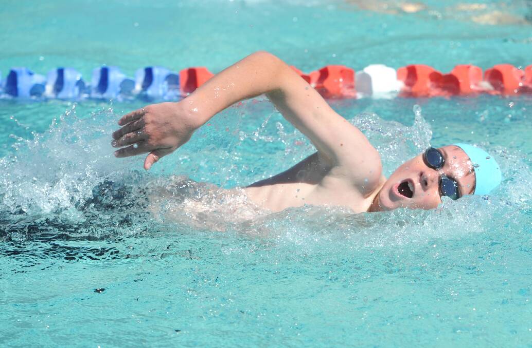 SWIFT MOVEMENT: Mitchell CoField finds his rhythm at the BISSA swimming carnival recently. Picture: Laura Hardwick 