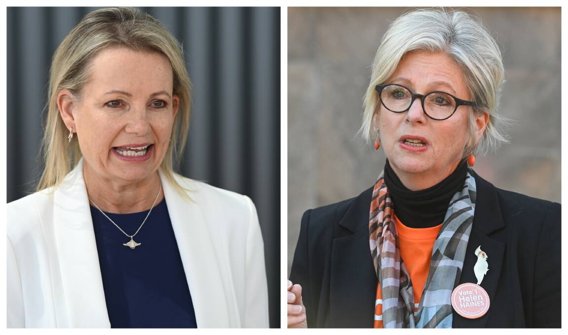 Sussan Ley and Helen Haines