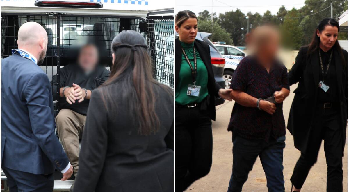 Robert and Anne Geeves pictured here during their arrests in May 2022. Pictures by NSW Police