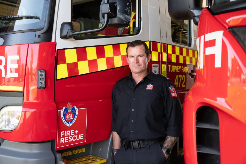 FRNSW Turvey Park station commander Mark Edis says boat, caravan and camp fire safety should be a priority ahead of the school holidays. Picture by Madeline Begley