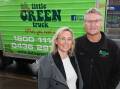 Leanne and Jason Sainsbury are selling their business The Little Green Truck after seven years. Picture by Les Smith 