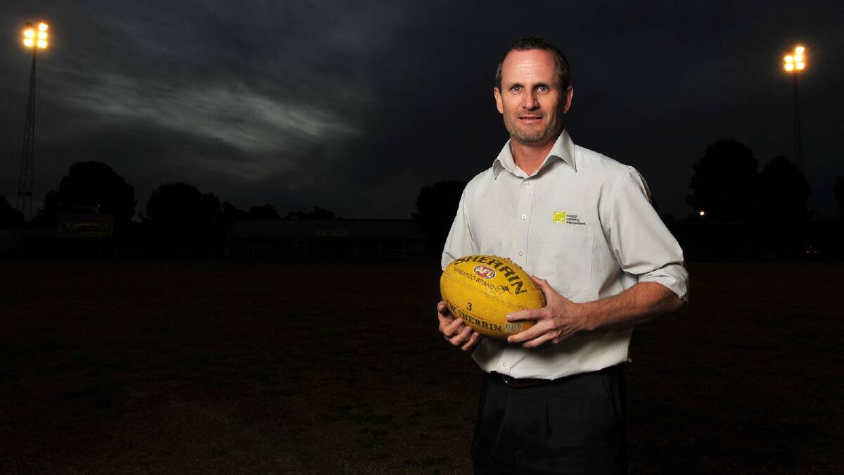 Tim Beard will umpire his 350th game of AFL footy this weekend. Picture: Michael Frogley
