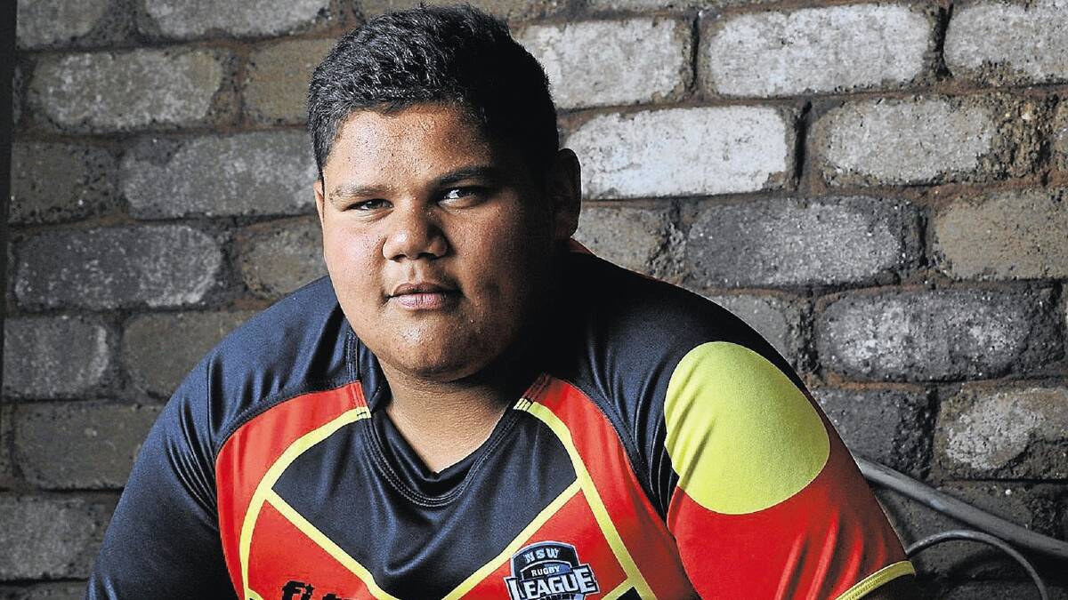 Fifteen-year-old Jesse Thompson will follow in the footsteps of cousin and Canberra Raiders enforcer Joel Thompson when he plays in the annual All Stars clash in February.
